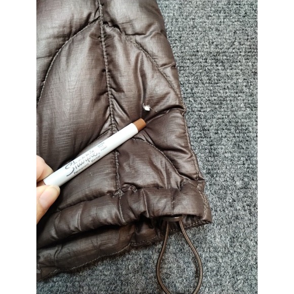 Outoor Research Down Feather Long Quilted Puffer Parka Women Small Brown Jacket - Picture 13 of 13